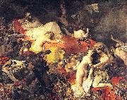 Eugene Delacroix La Mort de Sardanapale France oil painting artist
